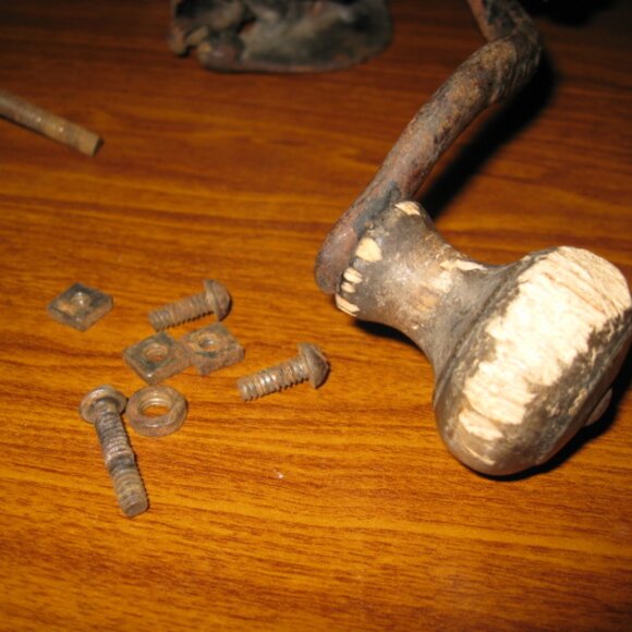 Wall Mounted Antique Steinfeld's Coffee Grinder Parts - No Glass - Picture 15 of 15